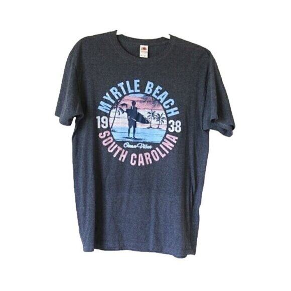 Vintage FOL 50/50 T-Shirt Myrtle Beach Gray Medium - Picture 1 of 5